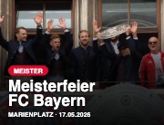 Titelfeier des FC Bayern M&uuml;nchen auf dem Marienplatz (&copy;Foto:Martin Schmitz